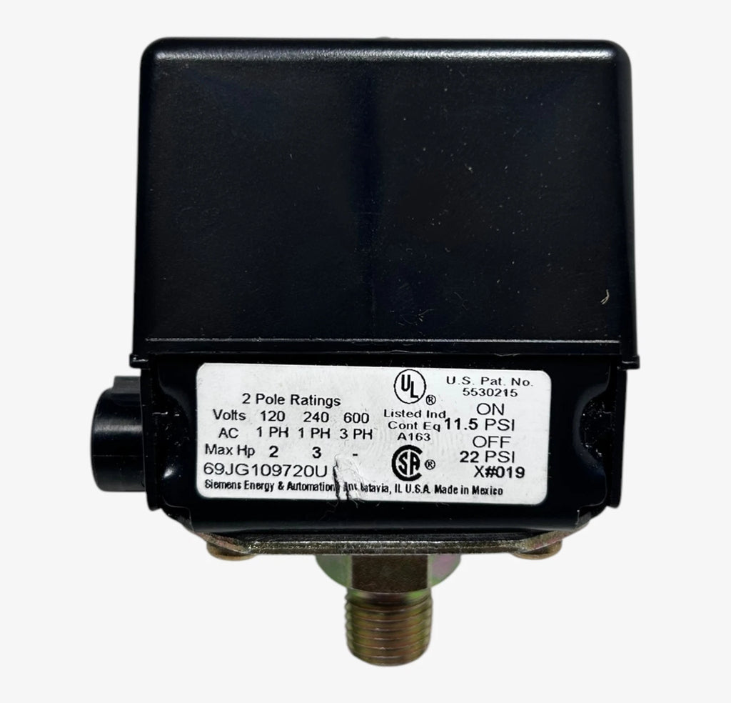 Pressure Switch with Lever 11.5 psi for Raritan Furnas 69JG109720U