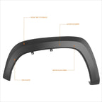 Set of 2 Front Wheel Fender Flares for Toyota Tacoma (2016–2023) Matte Black