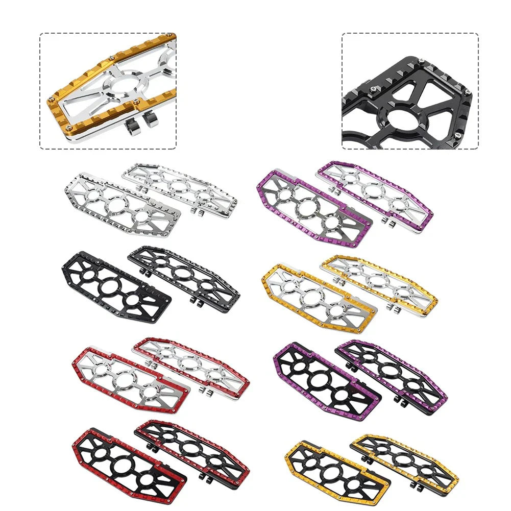 Rider Driver Floorboards Foot Pegs for Harley FL Softail (1986-2017)