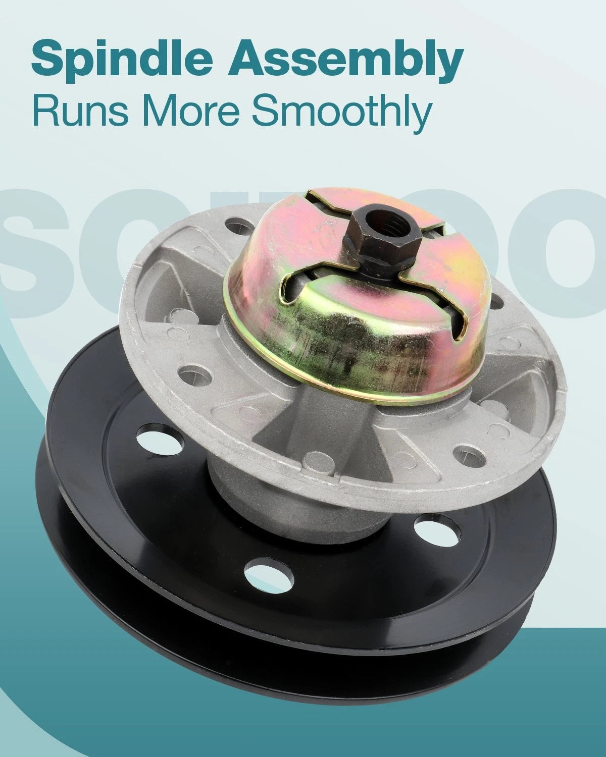 Spindle Assembly with Pulley for John Deere (AM121342, AM121229)