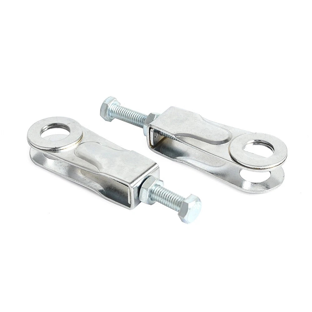 1 Pair Axle Chain Puller Tensioner Adjuster for Yamaha YBR 125 (2005–2023)