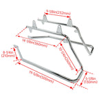 5" Stretched Hard Saddle Bags Conversion Brackets Kit for Harley Softail (2000–2023)