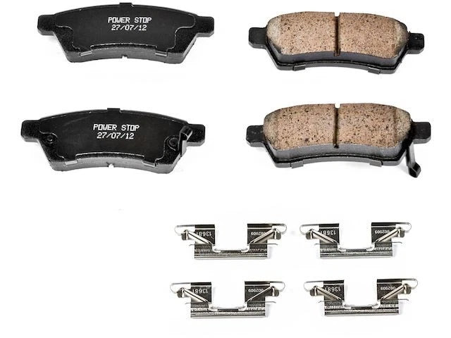 Set of 4 Rear Brake Pads for Suzuki Equator (2009–2012) HD687PH