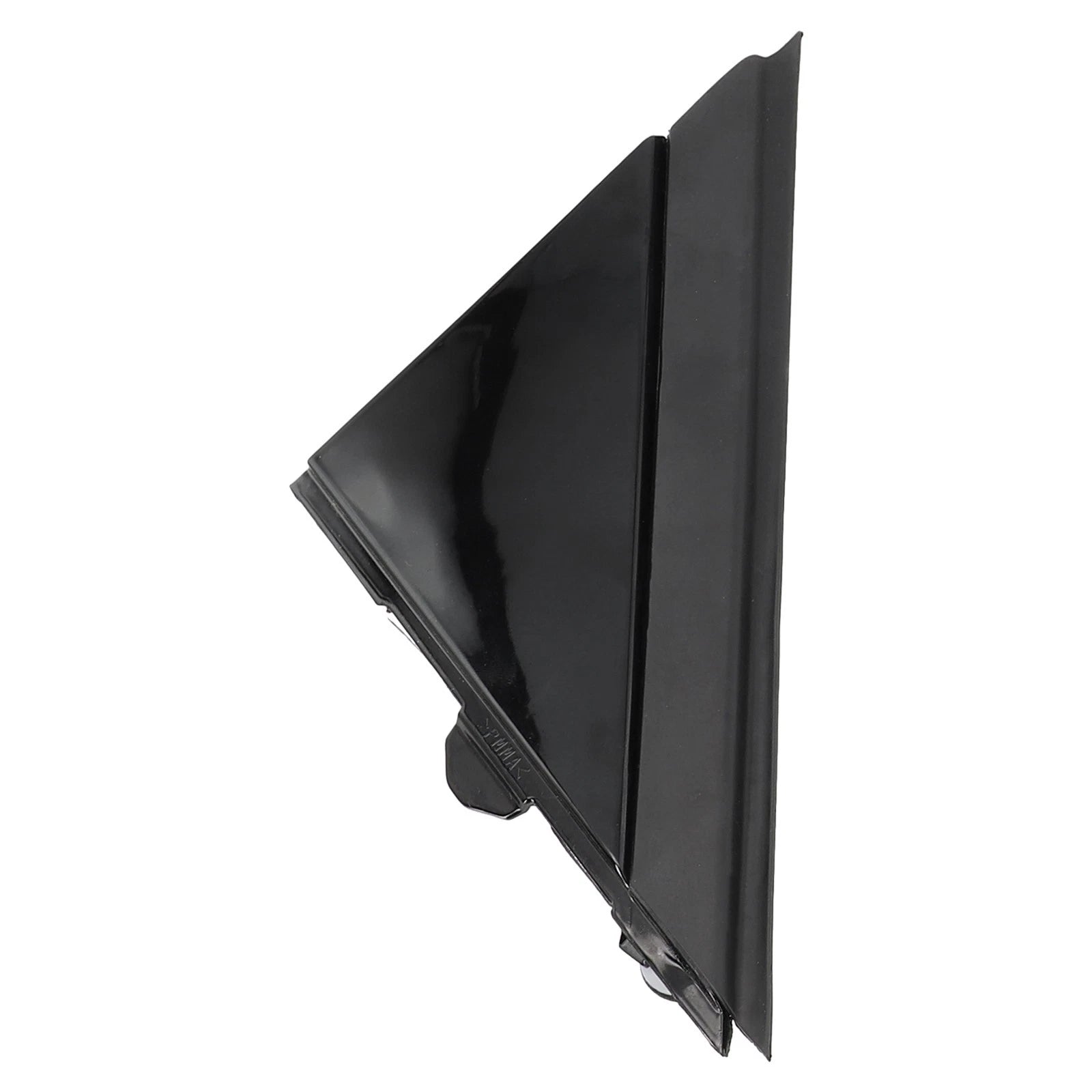 Gloss Black Door Mirror Flag Cover for Fiat 500 (2012–2019) Left+Right Pair