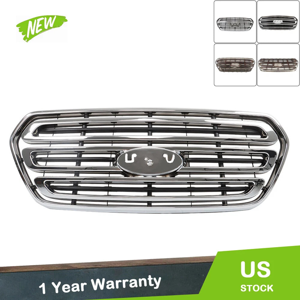 Front Grille Replacement Set for Ford Transit (2015–2019) Chrome Black