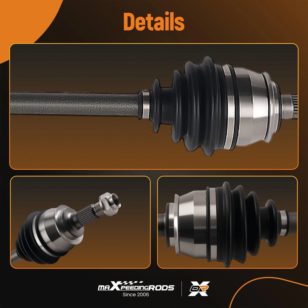 Pair Front CV Axle Shaft Assembly for Mini Cooper R50 R53 (2002-2004)