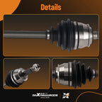 Pair Front CV Axle Shaft Assembly for Mini Cooper R50 R53 (2002-2004)