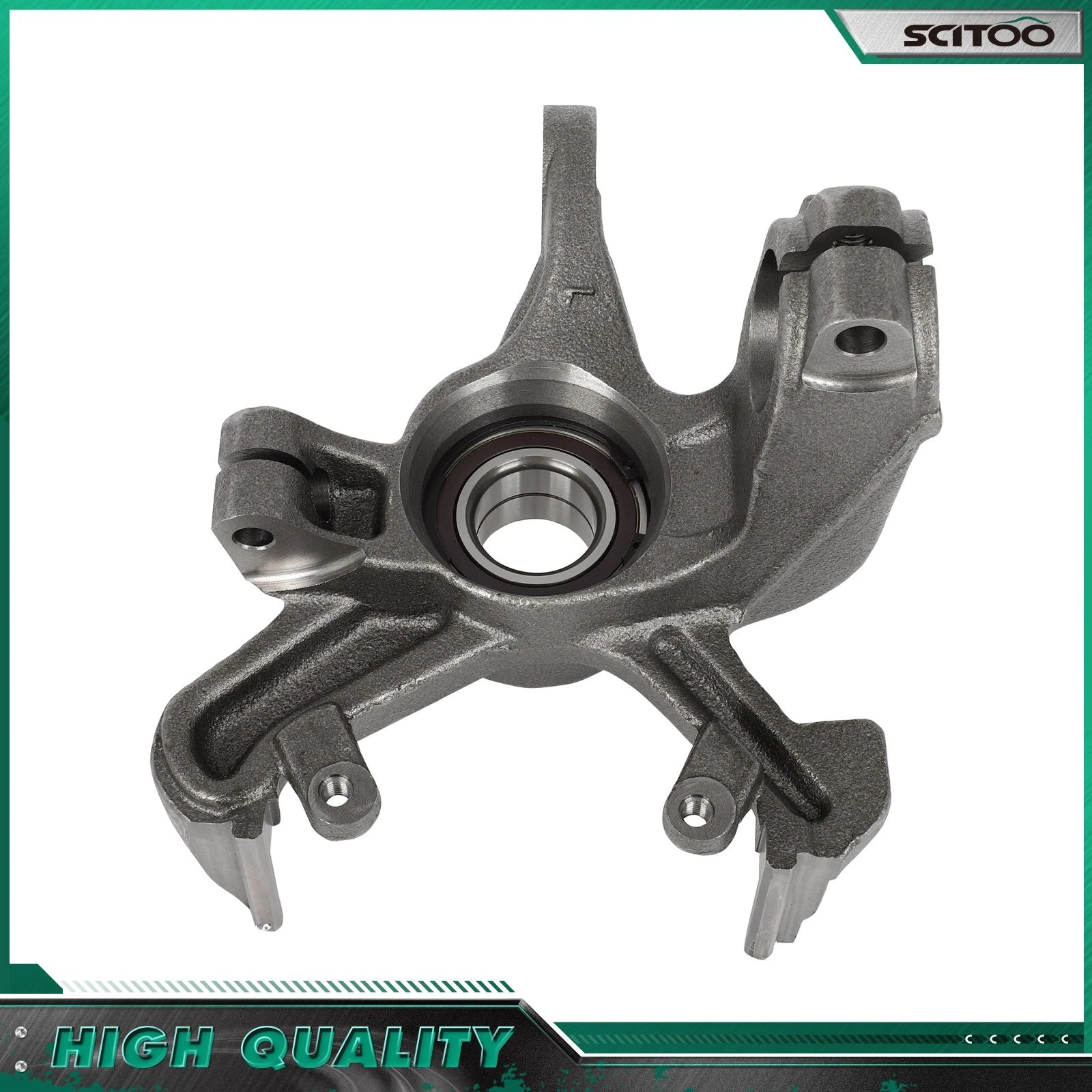 Front Left Steering Knuckle & Wheel Bearing Hub for Ford Focus (2000–2004)