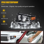 2X LED Headlight Assembly for Toyota Tundra (2014–2021)
