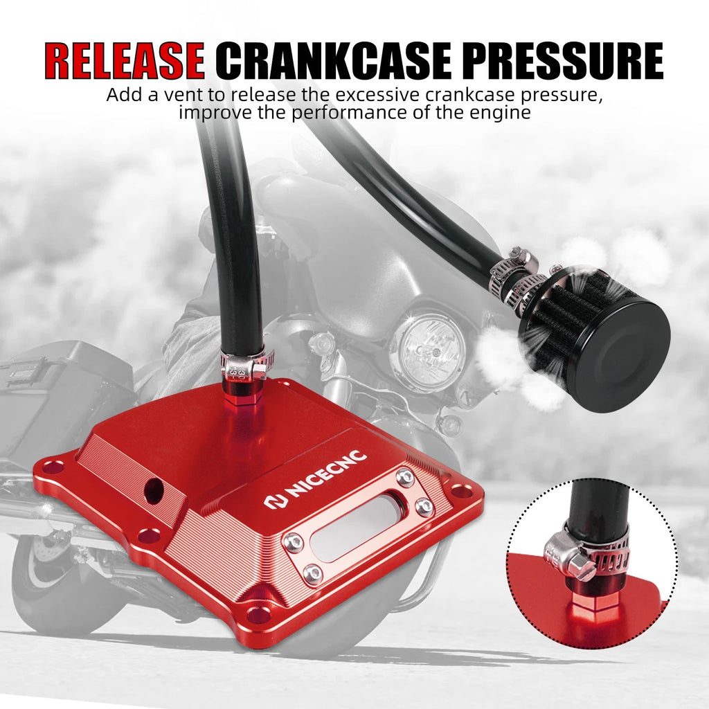 Vented Transmission Top Cover for Harley Sport Glide FLSB 107 (2018–2021)