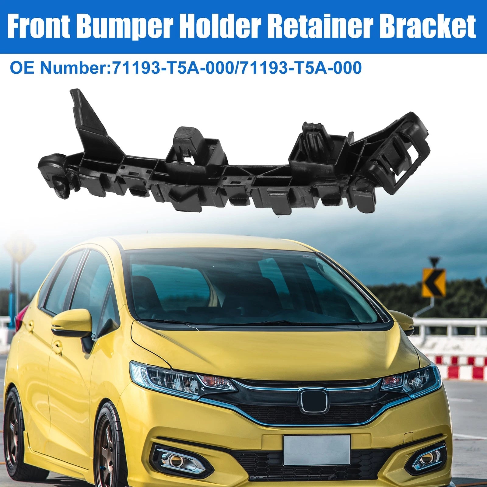 Right Side Front Bumper Mounting Support Bracket for Honda Fit (2015–2020)