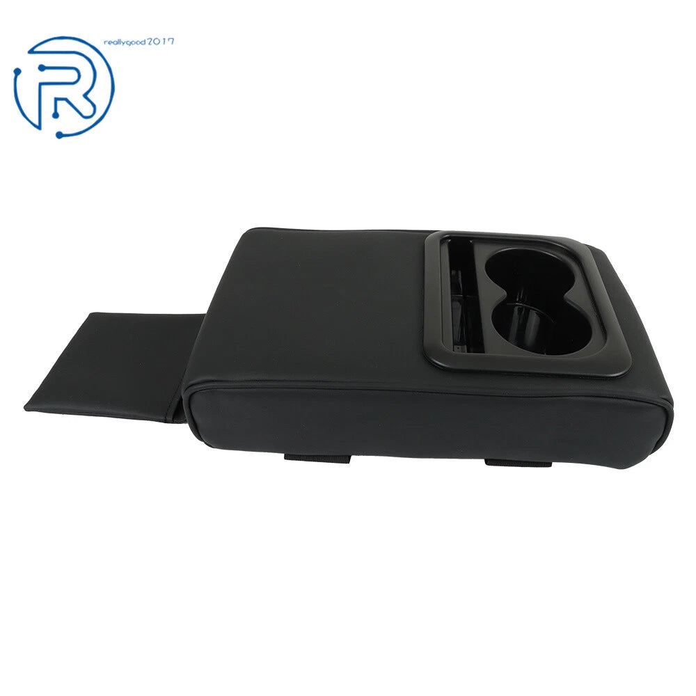 Center Console Armrest Pillow with Cup and Phone Holder for Most Cars