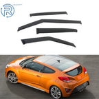 Smoke Side Window Vent Visors for Hyundai Veloster (2011–2017)