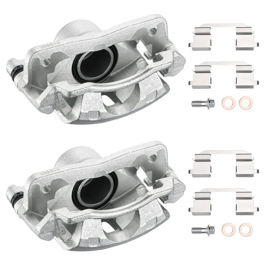 Set of 2 Front Brake Calipers w/ Bracket for Honda Civic (2001–2005)