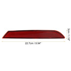 Pair Rear Bumper Reflector Strip Cover Left Right Side for BMW