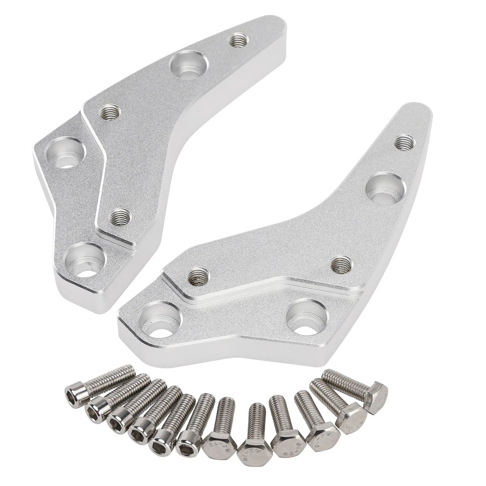 CNC Silver Handle Bar Riser Spacers Kit for BMW K 1600 GT K1600 GTL (2011–2025)