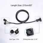 7 Pin Trailer Connector Wiring Harness for Ford F-250 F-350 (2008–2016)
