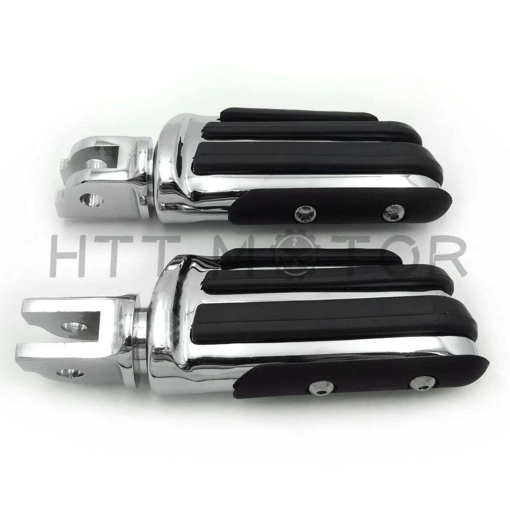 Chrome Rubber Pilot Footpeg for Harley Breakout FXBR / Breakout 114 (2018–2019)