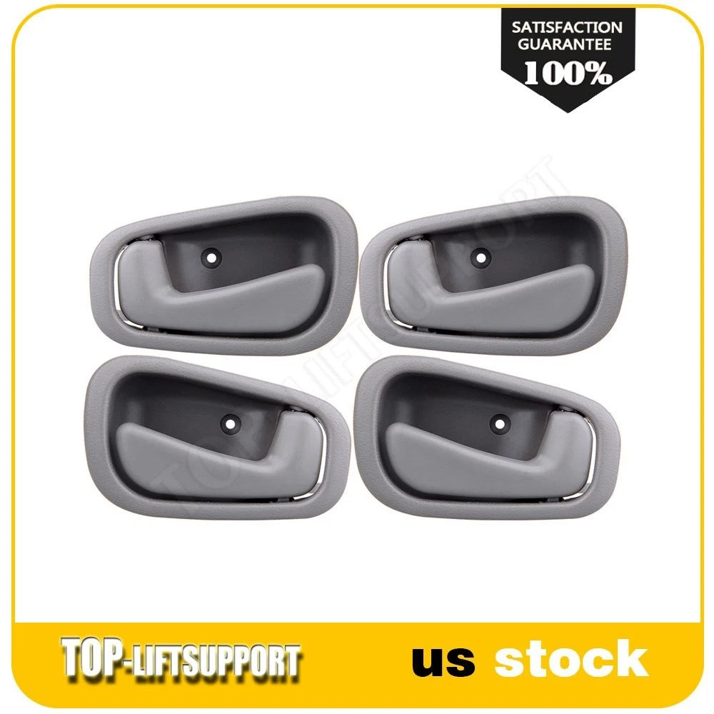 Set of 4 Door Handles for Toyota Corolla (1998–2002) Gray