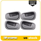 Set of 4 Door Handles for Toyota Corolla (1998–2002) Gray