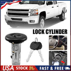 Ignition Lock Cylinder & Keys for Chevy GMC Silverado Tahoe (2007–2014)