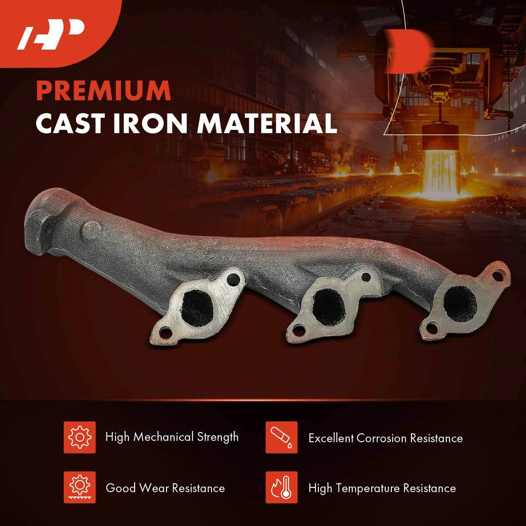 Right Exhaust Manifold with Gasket for Ford Explorer (1997–2001)