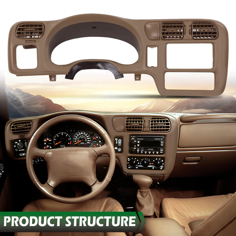 Double Din Dash Radio Cluster Bezel for S10 Blazer Jimmy Sonoma (1998–2005)