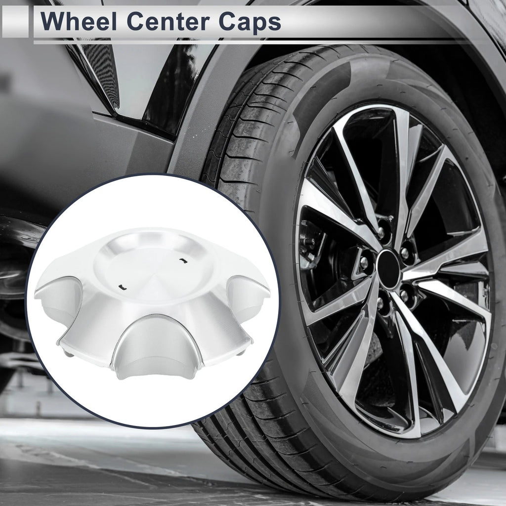 Wheel Center Caps No. 426030C110 for Toyota Sequoia (2008–2017) Silver Plastic