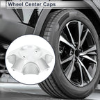 Wheel Center Caps No. 426030C110 for Toyota Sequoia (2008–2017) Silver Plastic