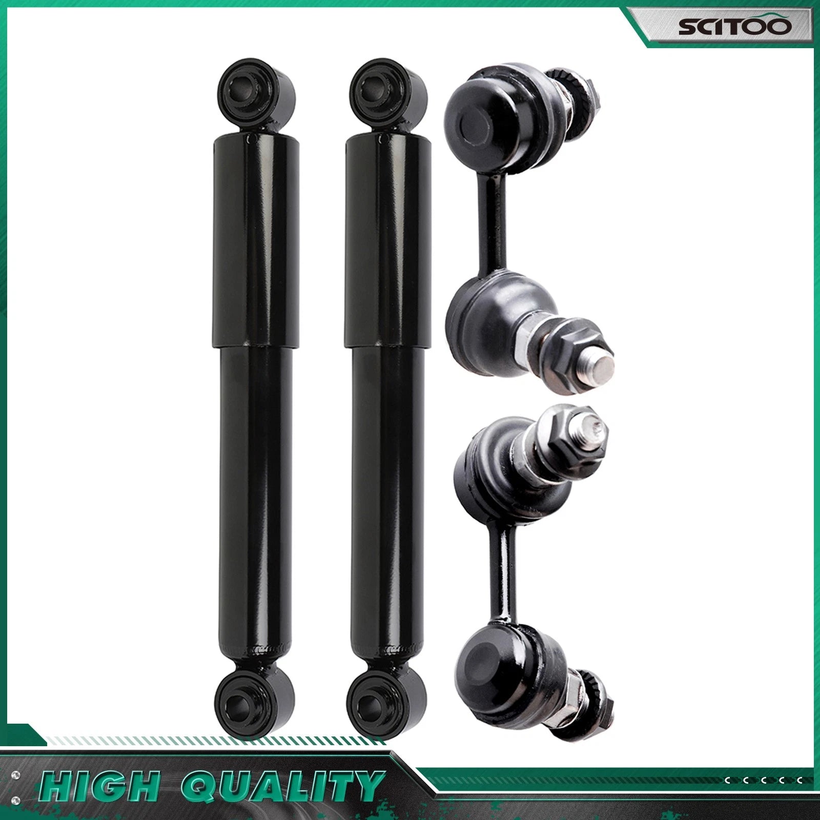 Rear Shock Absorbers Assembly & Sway Bar End Links for Nissan Pathfinder (2005–2012)