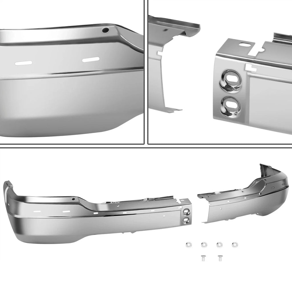 Chrome Steel Front Bumper for GMC Sierra 1500 2500 HD Yukon (1999–2006)