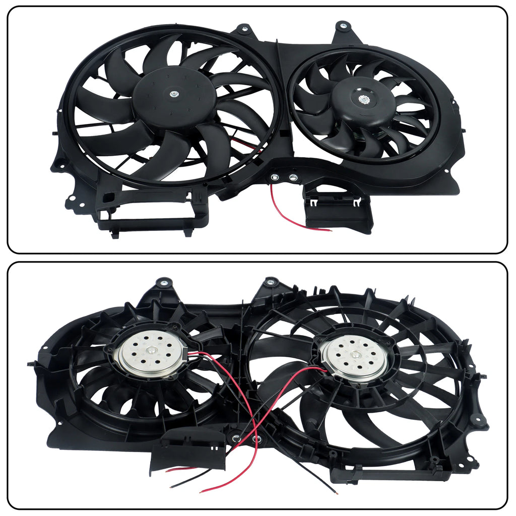 Dual Cooling Fan Assembly for Audi A4/A4 Quattro (2002-2009)