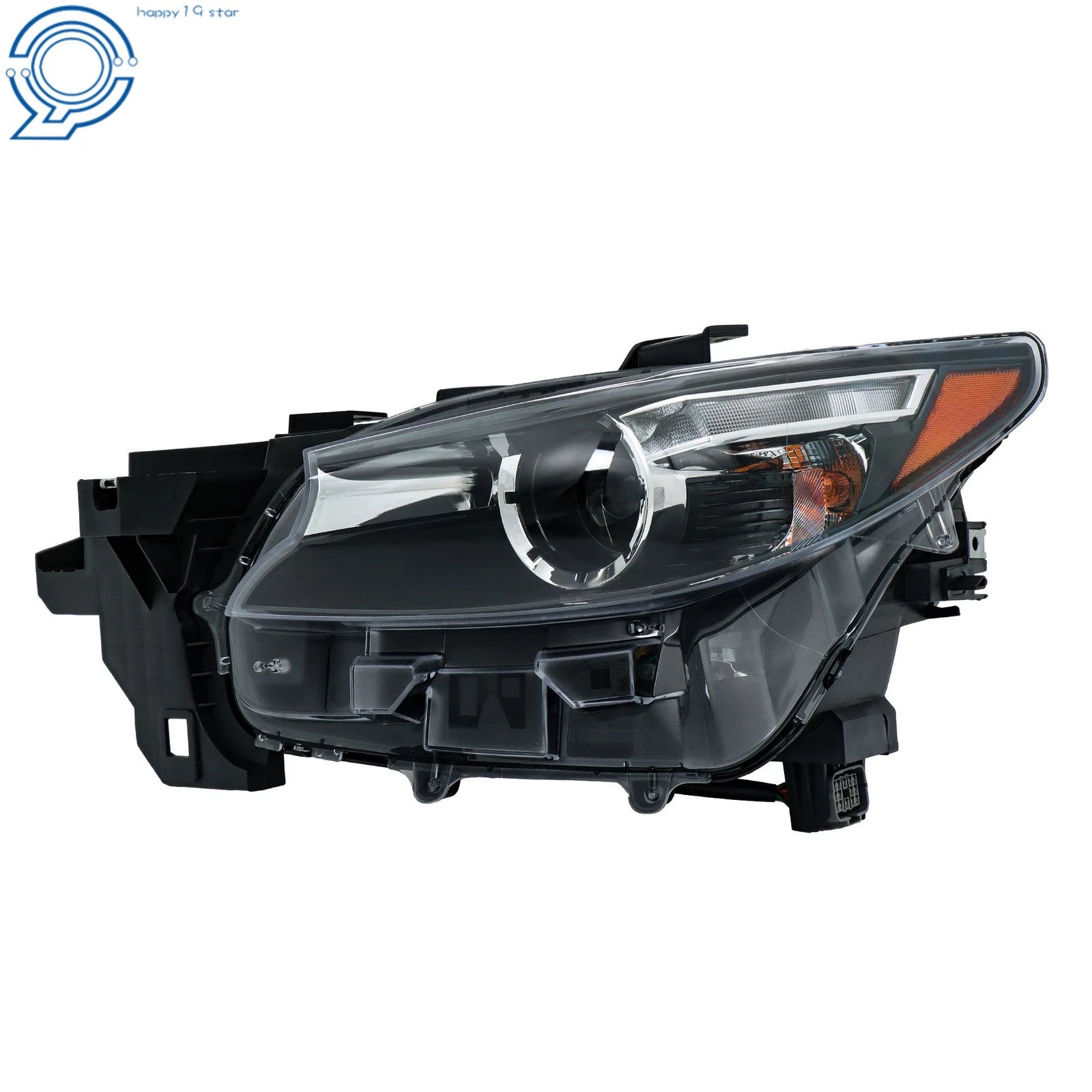 Halogen LED Headlight for Mazda CX-9 (2016-2023) Left Side Black