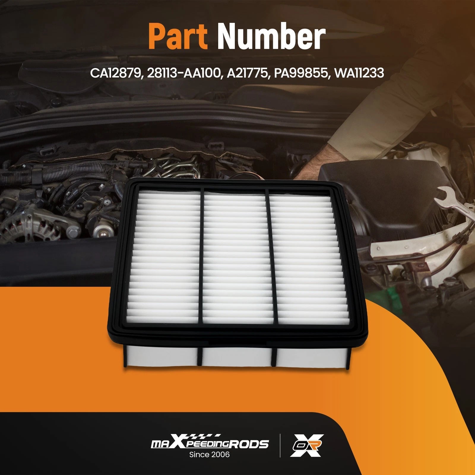 Engine Air Filter for Hyundai Kona (2024–2025) Front
