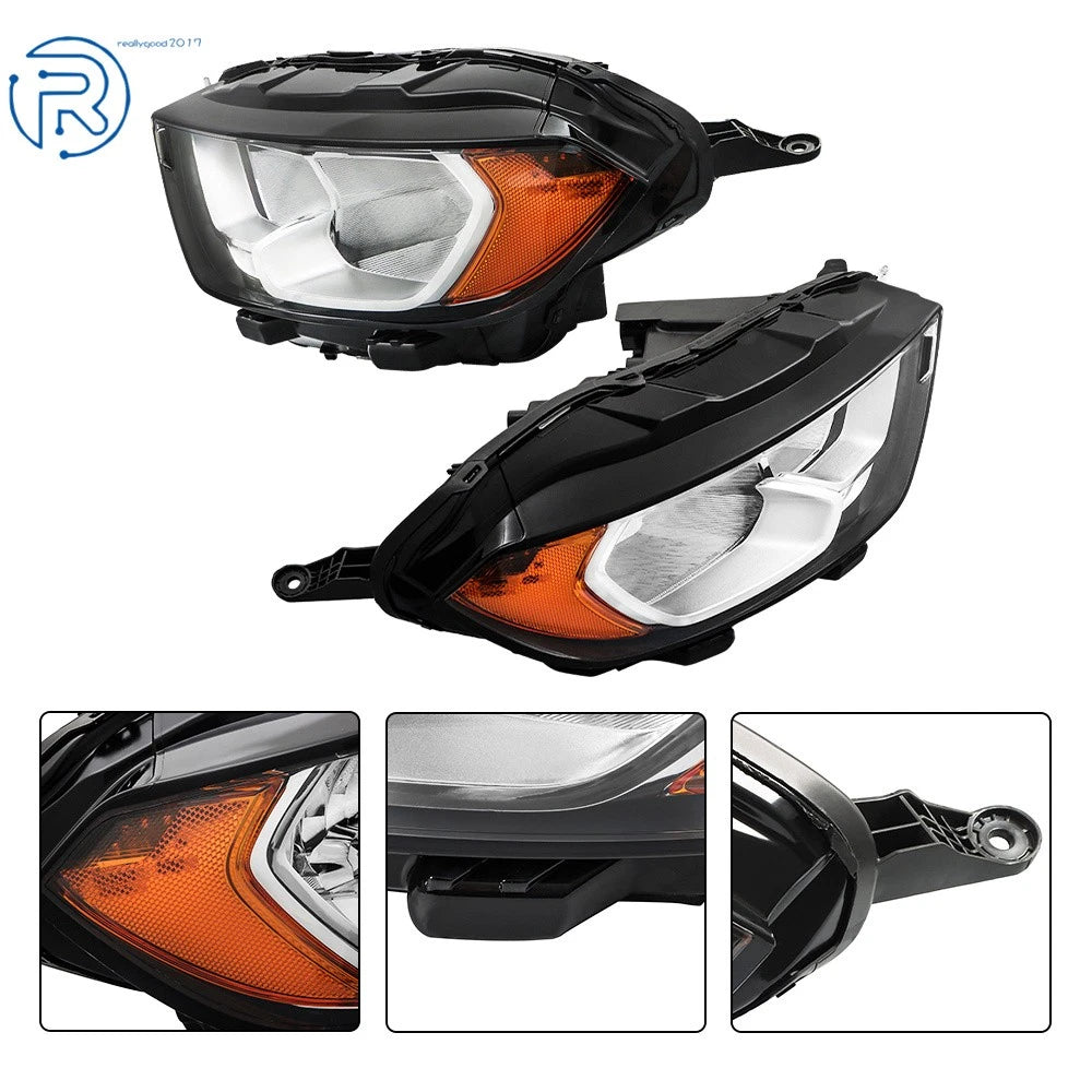 Halogen Headlight Assembly Pair for Ford EcoSport (2018–2022)