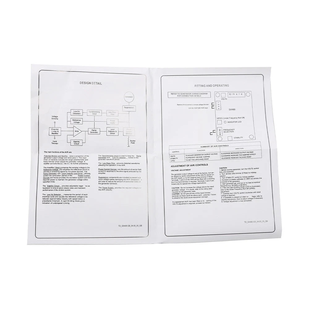 Automatic Voltage Regulator for AVR SX460