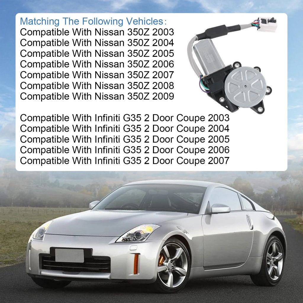 Window Motor for Nissan 350Z G35 (2003–2009)