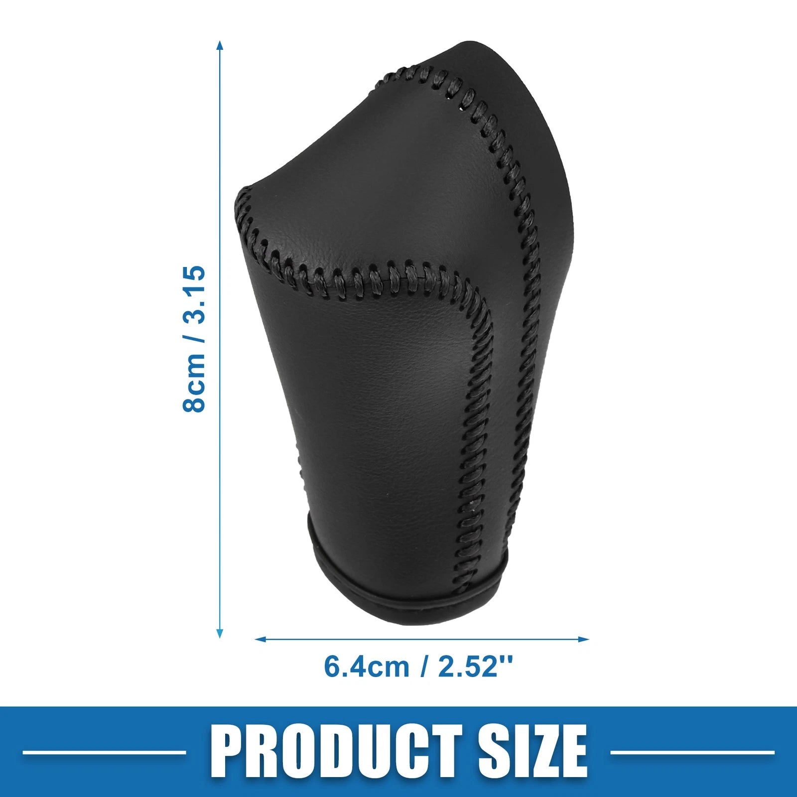 Gear Shift Lever Cover for Honda CR-V (2007–2011) - Black Stitches