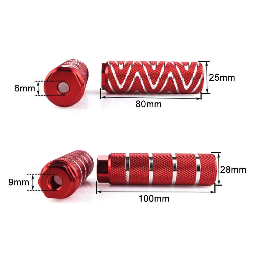 Bicycle Pedal Alloy Stunt Pegs for MTB (1 Pair)