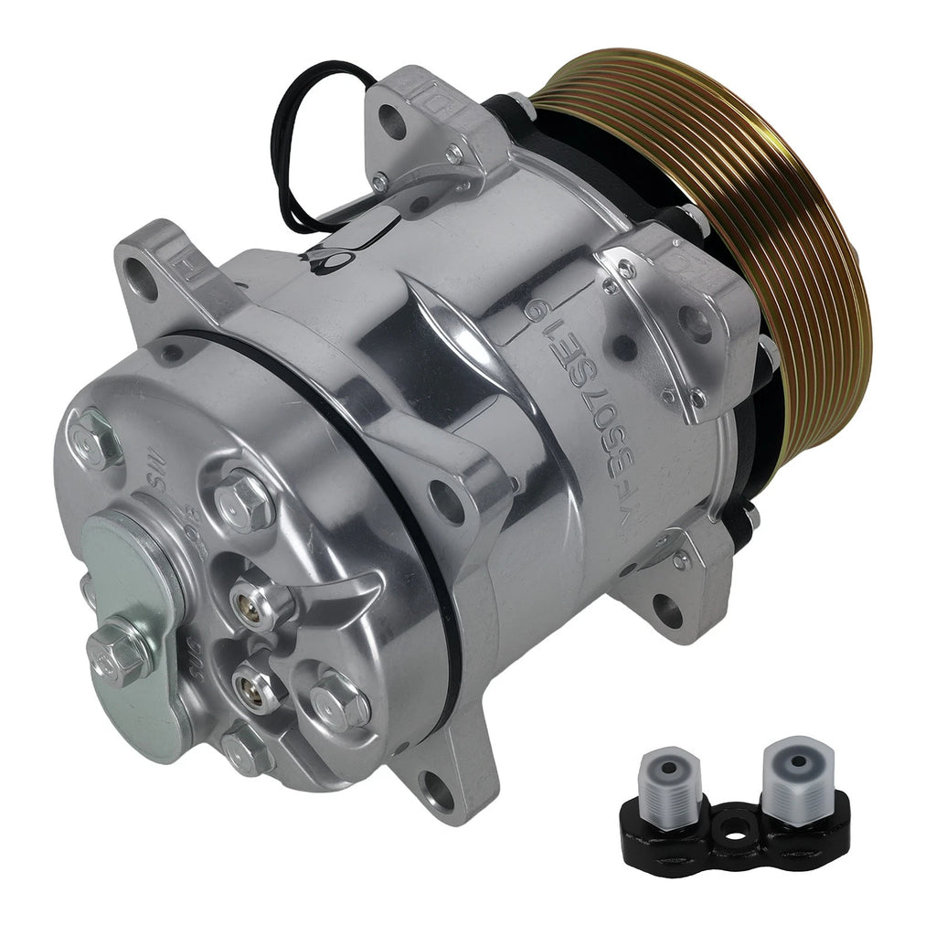 TM15 AC Compressor w/8-Groove Clutch for ThermoKing Tripac (102-580, 102-963)