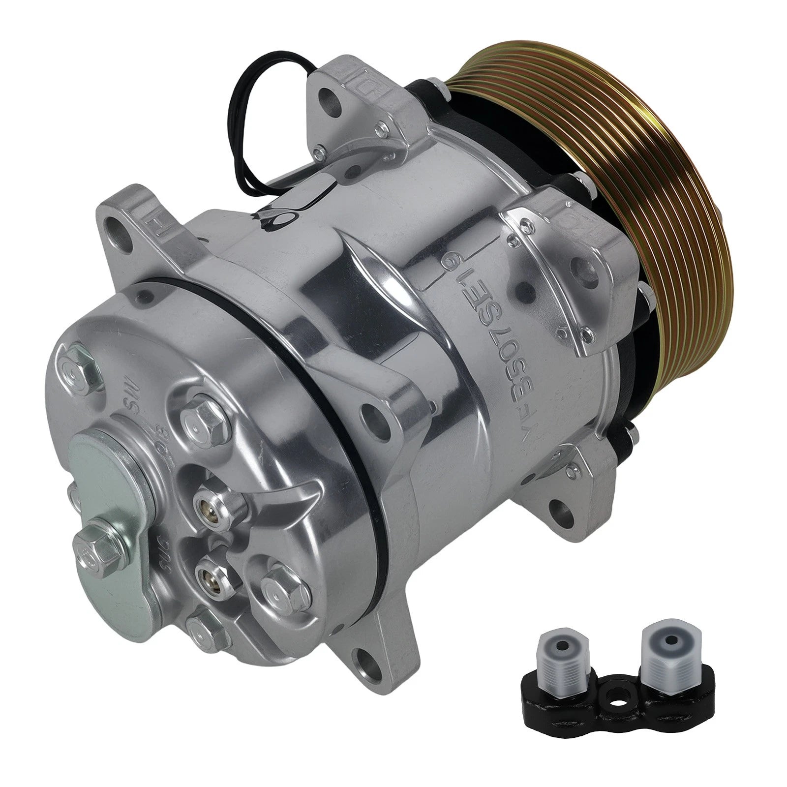 TM15 AC Compressor w/8-Groove Clutch for ThermoKing Tripac (102-580, 102-963)