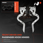 Front Hood Hinge Set for Toyota Prius (2016-2022)