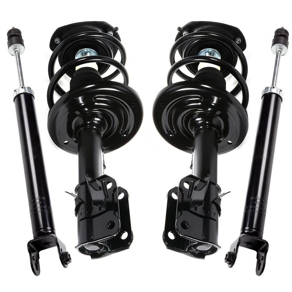 Set of 4 Shock Struts with Coil Spring for Nissan Maxima (2009–2014)