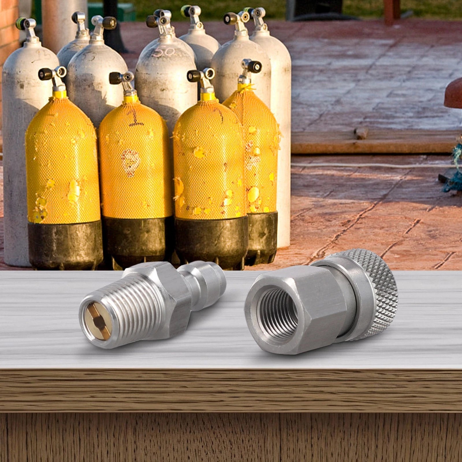 8mm Male and Female Fittings for