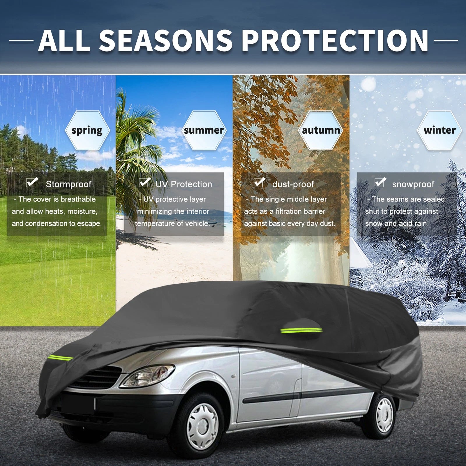 Waterproof Car Cover for Mercedes-Benz Vito II W639 (2003–2010)