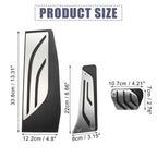 3Pcs Accelerator & Brake Pedal Cover Set for BMW 1 2 3 4 Series (F20)