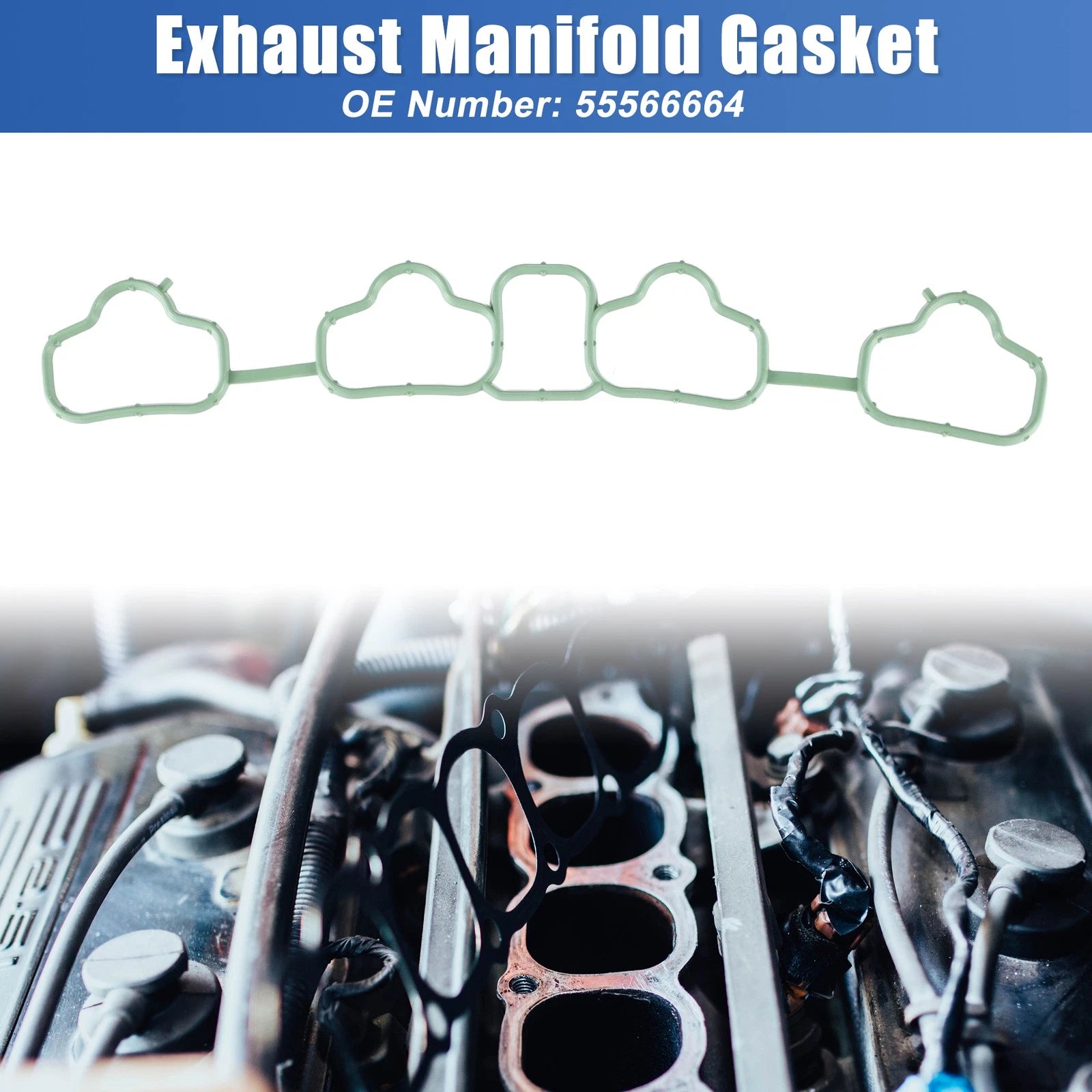 Exhaust Manifold Gasket for Buick Encore, Chevrolet Cruze (No. 55566664)