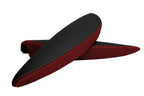 Armrest Door Panel Cover Leather for Mini Cooper R55 (2007–2015) Black Red
