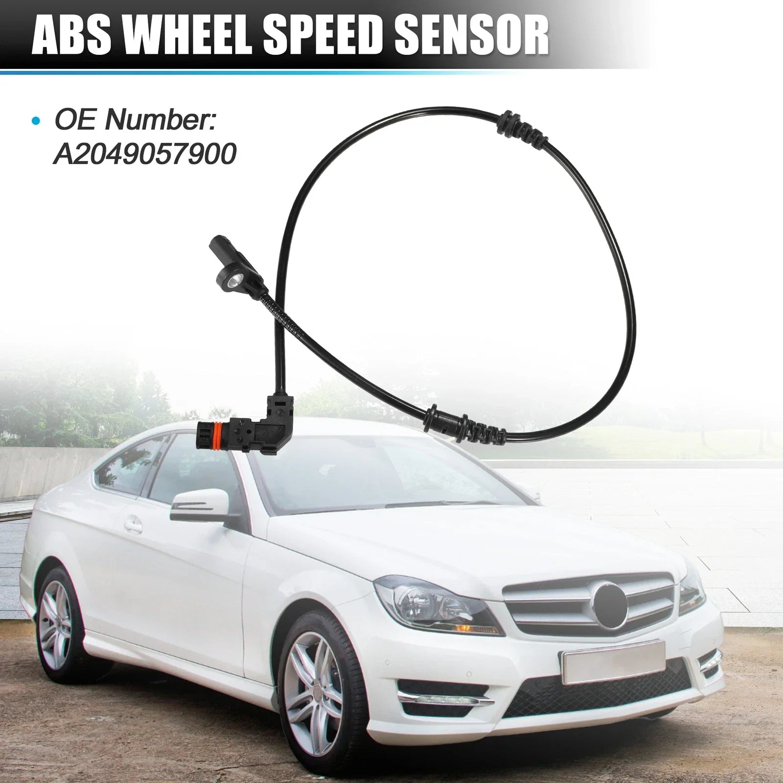 ABS Wheel Speed Sensor for Mercedes-Benz C250 C300 C350 (2012–2015)