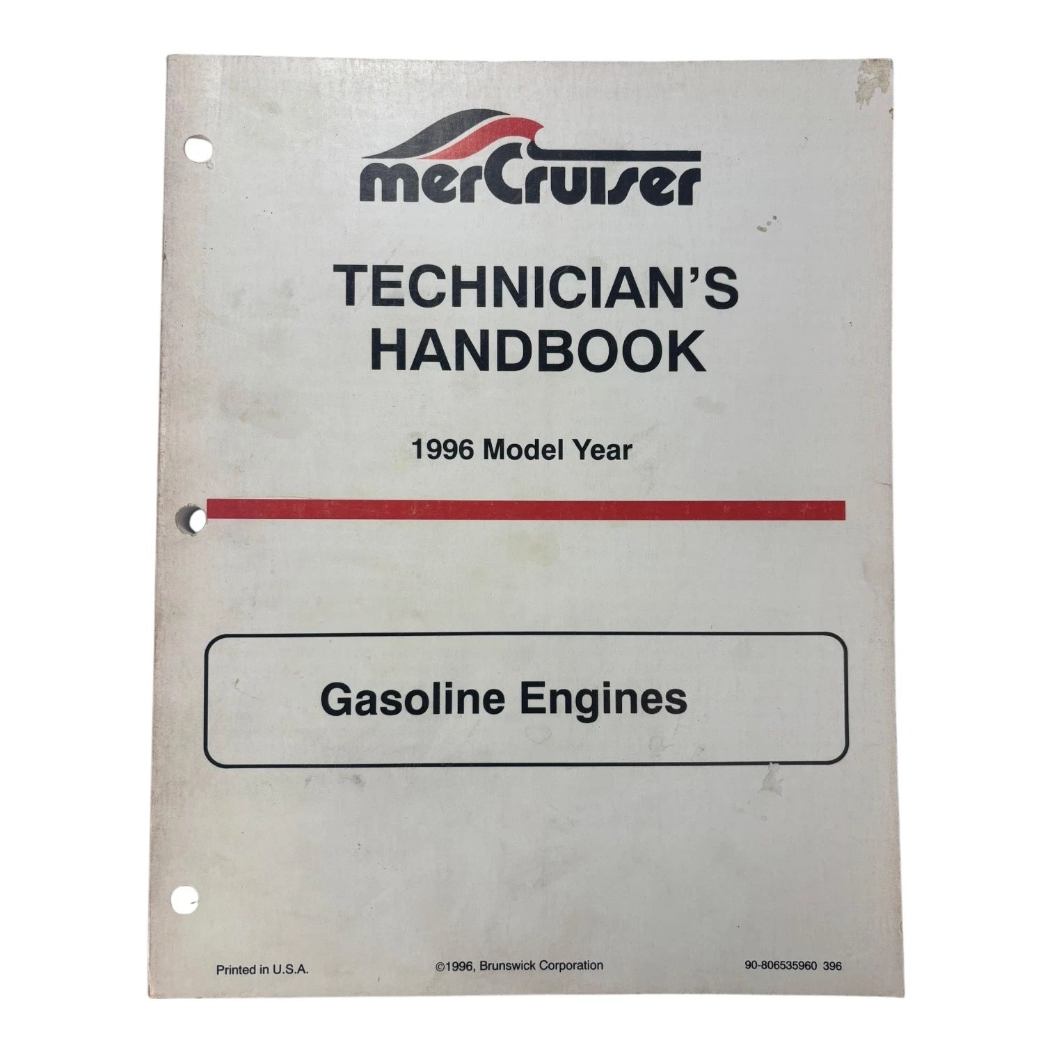 MerCruiser Technicians Handbook for Gasoline Engines (1996) 90-806535960